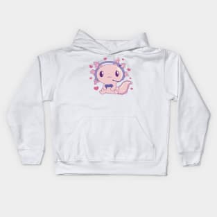 Axolotl gamer P R t shirt Kids Hoodie